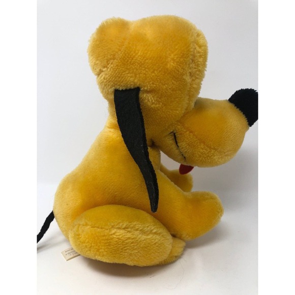 Vintage Pluto Plush Disneyland Walt Disney World Sitting Dog 10" Stuffed Animal - Picture 4 of 11
